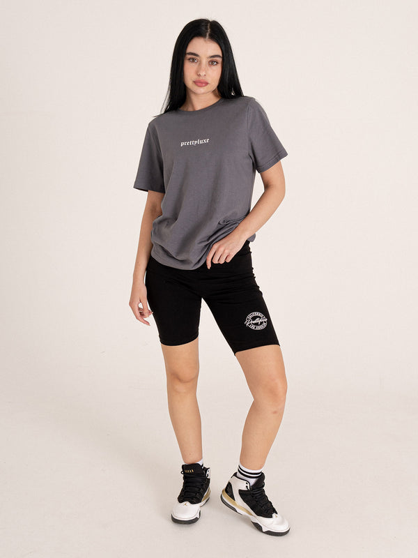 Tour Tee- Charcoal