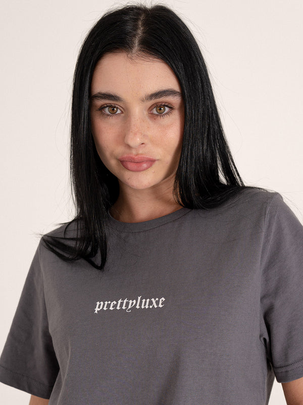 Tour Tee- Charcoal