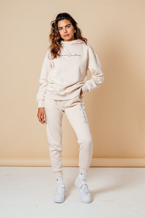 SIGNATURE OVERSIZED HOOD (W) - STONE