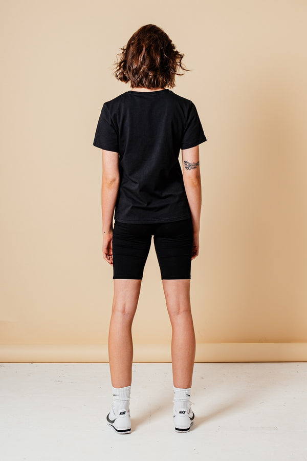 SIGNATURE T-SHIRT (W) - BLACK