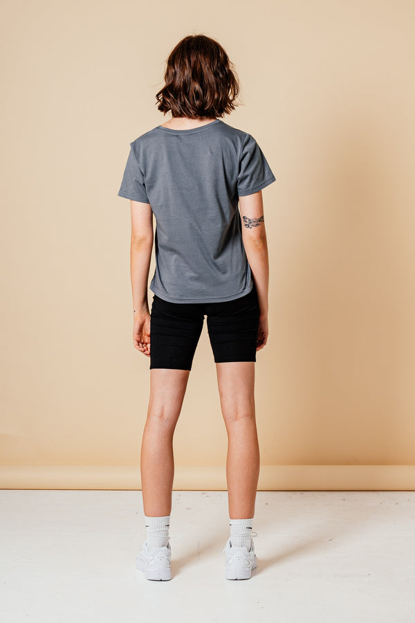 ZOOM T-SHIRT (W) - DARK GREY