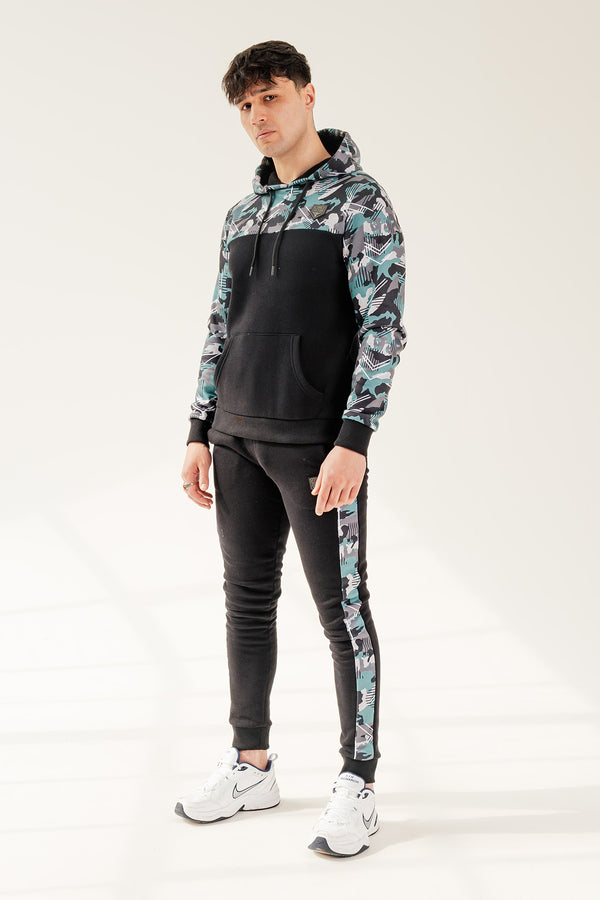 Camo Joggers – Black/Green
