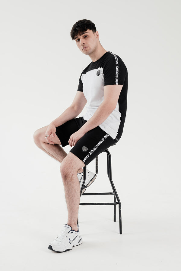 Taped Twinset – Black/White