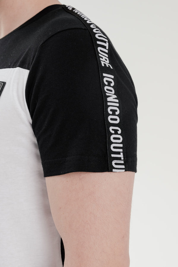 Taped Twinset – Black/White