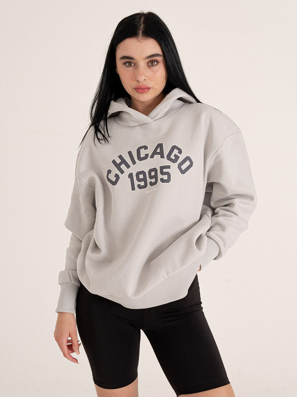Chicago Oversized Hood- Grey
