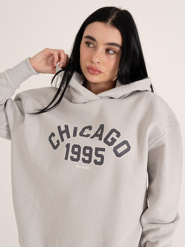 Chicago Oversized Hood- Grey