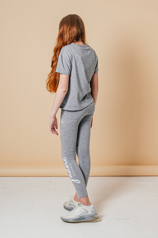 CORE LEGGING - GREY MARL