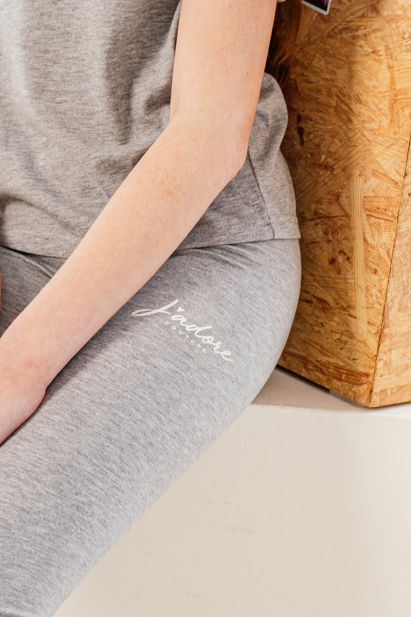 CORE LEGGING - GREY MARL