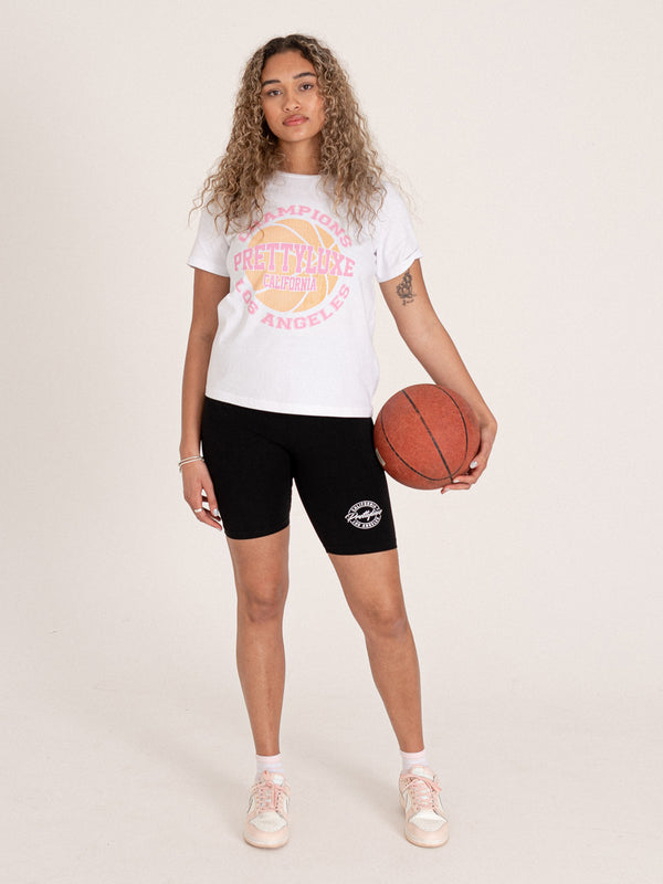 Hoops Tee- White