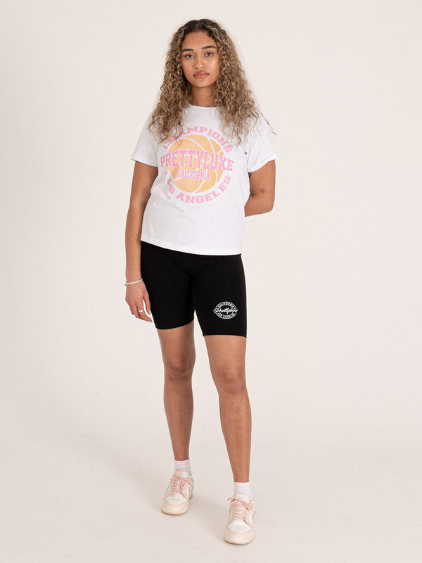 Hoops Tee- White