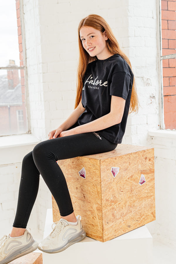 VALENTINE LEGGING - BLACK
