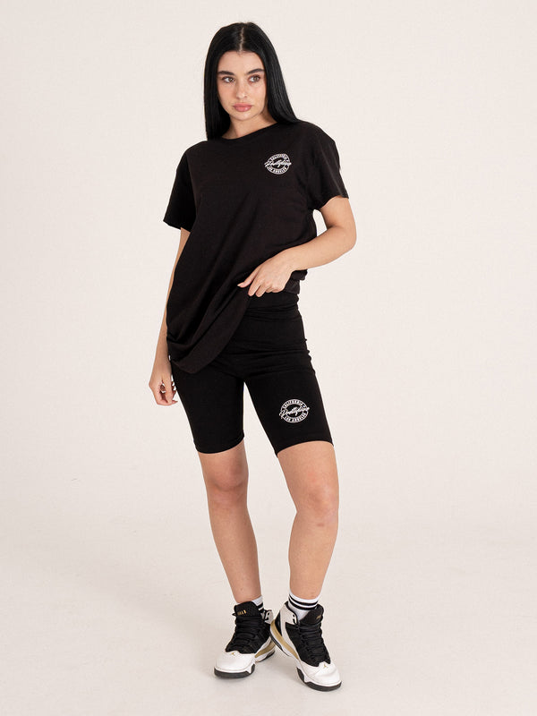 Company Cycle Shorts- Black