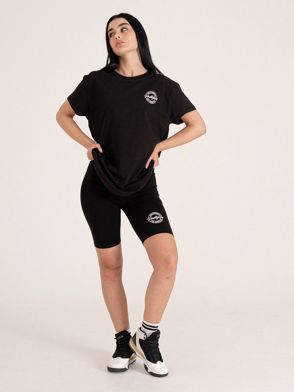 Company Cycle Shorts- Black